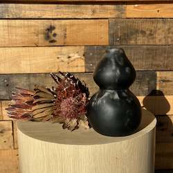 Florist: Bali Resin Double Black Vase