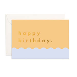 Mini Happy Birthday Ripple Card