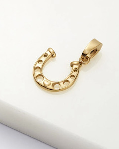 Horseshoe Charm - Gold