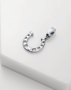 Horseshoe Charm - Silver