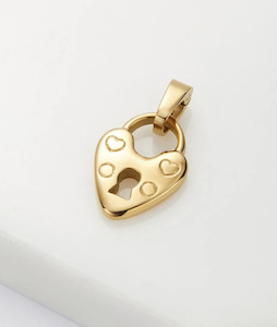 Gift: Heart Locket Charm - Gold