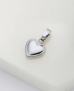 Heart Charm - Silver