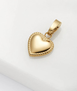 Heart Charm - Gold