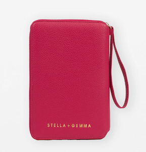 Getaway Travel Wallet - Raspberry