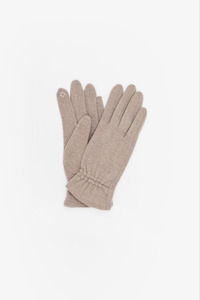 Gathered Gloves - Oat