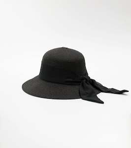 Bella Plain Hat – Black