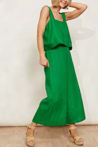 Halcyon Crop Pant - Emerald