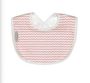 Jersey Biblet - Pink Chevron