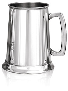 Tankard - Pewter Plain 1 Pint