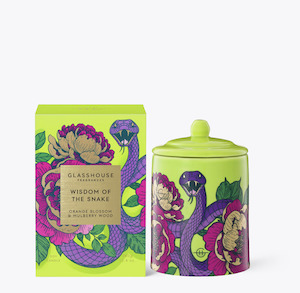 Gift: Glasshouse Fragrances Wisdom Of The Snake Candle