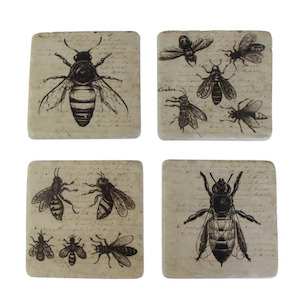 Set of 4 Bee Coasters