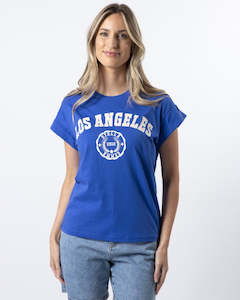 Gift: Cuff Sleeve T-Shirt - Los Angeles Sapphire