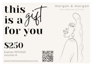 $250 Gift Certificate Voucher