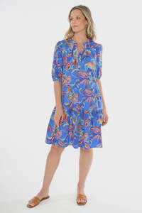 Cobalt Multi Floral Dress