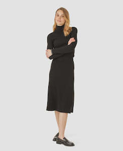 Womenswear: Vibe Knit Skirt - Black