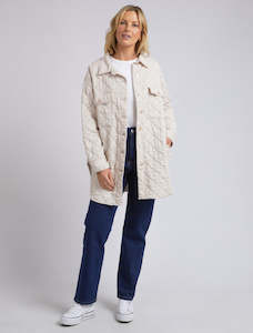 Katie Quilted Jacket Oatmeal