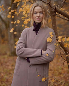 Womenswear: Emma Coat Deep Taupe