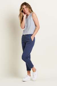 Trim Detail Cropped Blake Pant