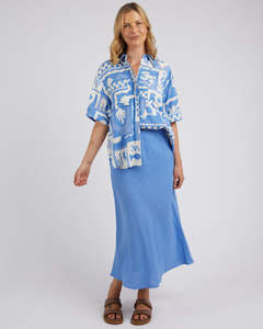 Womenswear: Holiday Sun Shirt Cerulean Blue