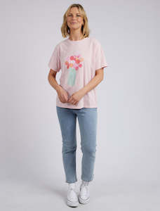 Janey Floral Tee  Pink