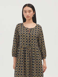 Beehive Print Dress