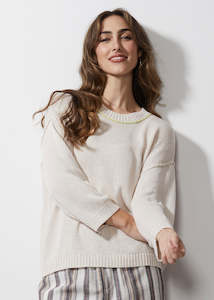 LD & Co Chunky Linen Top Linen