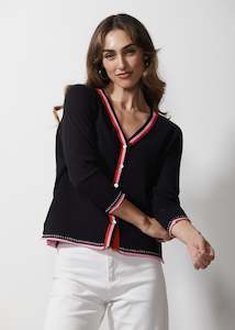 LD & Co Handwork Cardi Black