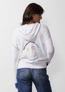 Womenswear: Z&P Happy Hoodie White