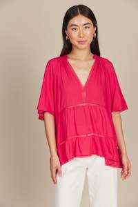 Womenswear: Esme Top Raspberry