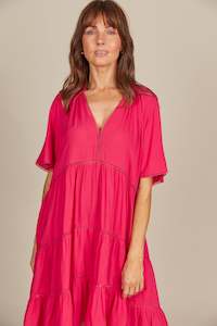 Womenswear: Esme Dress Raspberry