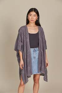 Womenswear: Fleur Cape Graphite