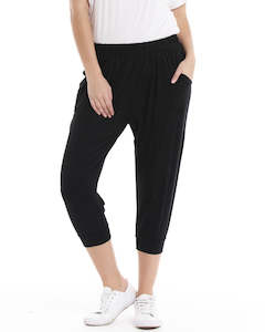 Tokyo 3/4 Pant Black