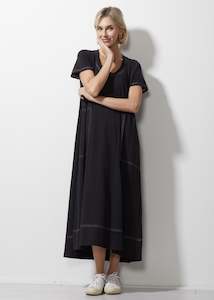 Z&P T-shirt Dress Black