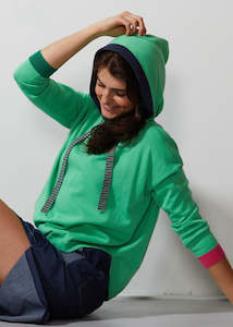 Womenswear: Z&P Fun Hoodie Green