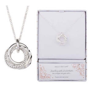 Florist: Equilibrium Triple Circle Necklace