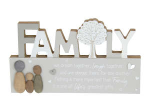 24cm Family Wording Plaque