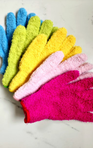 Microfibre Leaf Shine Gloves