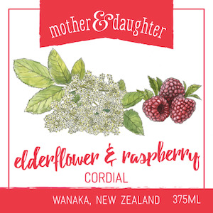 Elderflower and Raspberry cordial 375ml