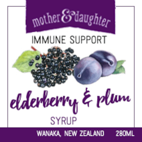 Elderberry and Plum Syrup