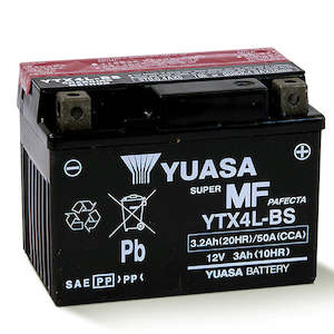 I YTX4L-BS DG Battery with acid pack Yuasa. Indent (YTX4LBSPK)