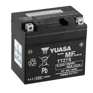 Adly Gta50 2017: TTZ7S  Non-DG Factory Sealed Battery Yuasa. Alt: YTZ6V CYG5LBS