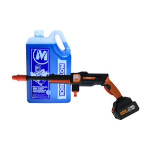 Cleaning product - chemical based wholesaling: SNIPER : Combo 4.0 Ahour Cordless Pressure Washer PLUS 5L SALTY MUCK