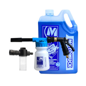 Combo Boat Cleaner 5L + Hose Foam Gun + Engine Flush Mixer Kit 5.