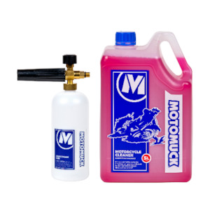 Motorcycle Cleaner 5L + Snow Foam Gun