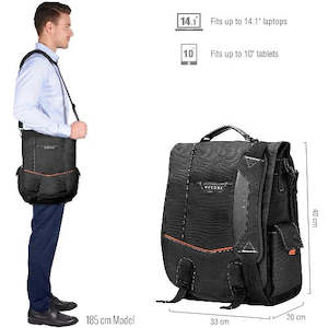 EVERKI Urbanite Messenger Bag 14.1' ,Checkpoint Friendly Design.