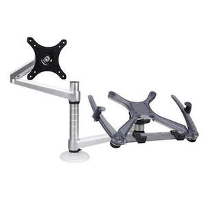 BRATECK Universal Adjustable Laptop & Monitor Holder Desk Stand.