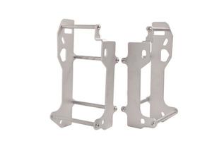 Radiator Guards: Radiator Brace Crosspro Yamaha Yz250 F 14 18 Yz450 F 14 17 Yz250 Fx Yz450 Fx 14 18 Silver