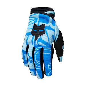 Fox Youth Girls 180 Race Spec Gloves [light Blue]