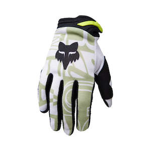 FOX YOUTH 180 RACE SPEC GLOVES [PALE GREEN]