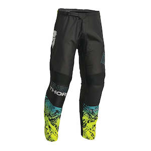 Pants: Pants S23 Thor Mx Sector Atlas Black/Teal